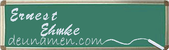 Ernest Ehmke Visitenkarte